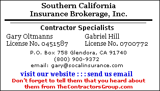 Contractor Insurance Specialists